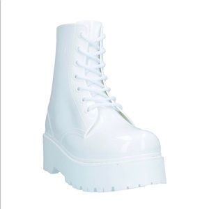 White Jeffrey Campbell Boots